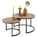 Salontafel Lunata (set van 2) oriënt decor frame zwart