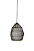 Hanglamp Marola zwart goud 25x20 cm