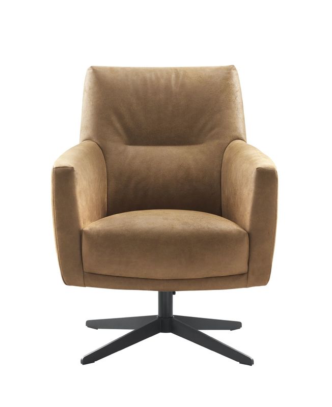Draaifauteuil Morini polyether zitting camel