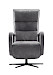 Relaxfauteuil Seduto pocket/HR-schuim zitting donkergrijs