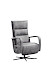 Relaxfauteuil Seduto pocket/HR-schuim zitting donkergrijs