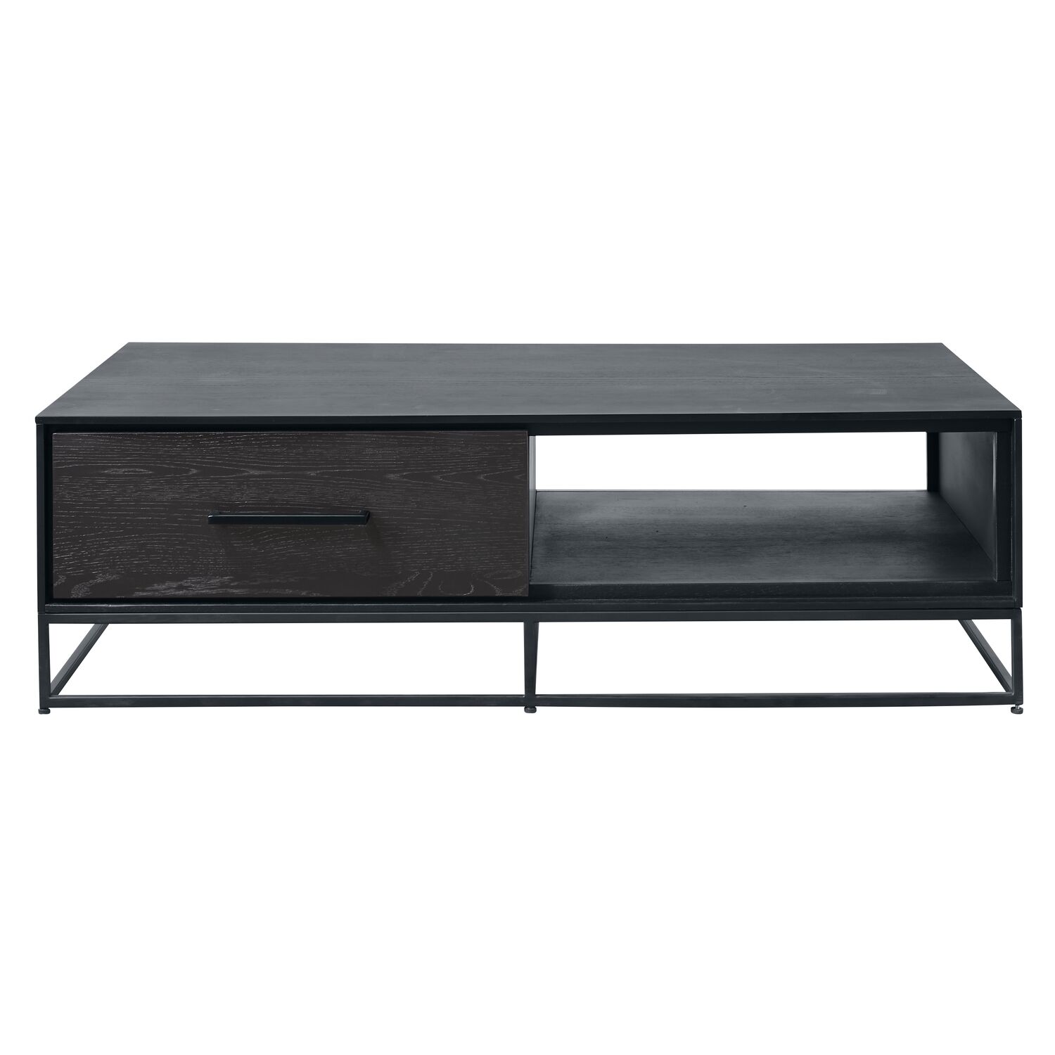 Salontafel Veneta (70 Cm) eiken fineer zwart