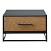 Salontafel Veneta (B65xL65) eiken fineer zwart/naturel