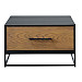 Salontafel Veneta (B65xL65) eiken fineer zwart/naturel