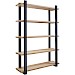 Boekenkast Verato (150 Cm) naturel grey