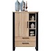 Opbergkast Verato (100 Cm) naturel grey