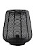 Tafellamp Barzio mat zwart rond 29cm 1-lichts
