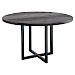 Eettafel Veneta Ø140 eiken fineer zwart