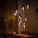 Hanglamp zwart smoke glas 9-lichts - Lungo