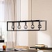 Hanglamp Tiamo zwart staal 5-lichts