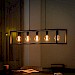 Hanglamp Tiamo zwart staal 5-lichts
