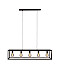 Hanglamp Tiamo zwart staal 5-lichts