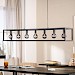 Hanglamp Tiamo zwart staal 7-lichts