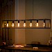 Hanglamp Tiamo zwart staal 7-lichts