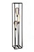 Vloerlamp Tiamo zwart staal 160x25 cm