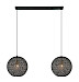 Hanglamp Tossica Ø 40 cm zwart staal 2-lichts