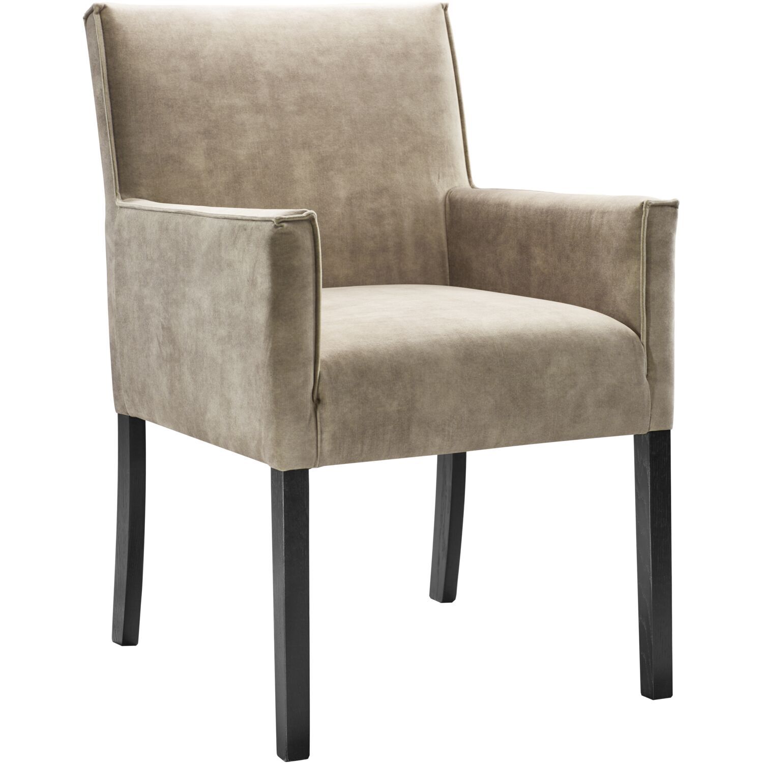 Armstoel Avanza HR-schuim zitting zandbeige