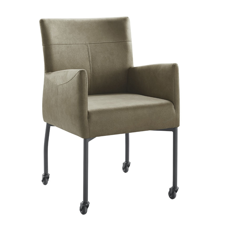 Armstoel Barola microvezel moss