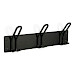 Kapstok Montauro 3 haken zwart