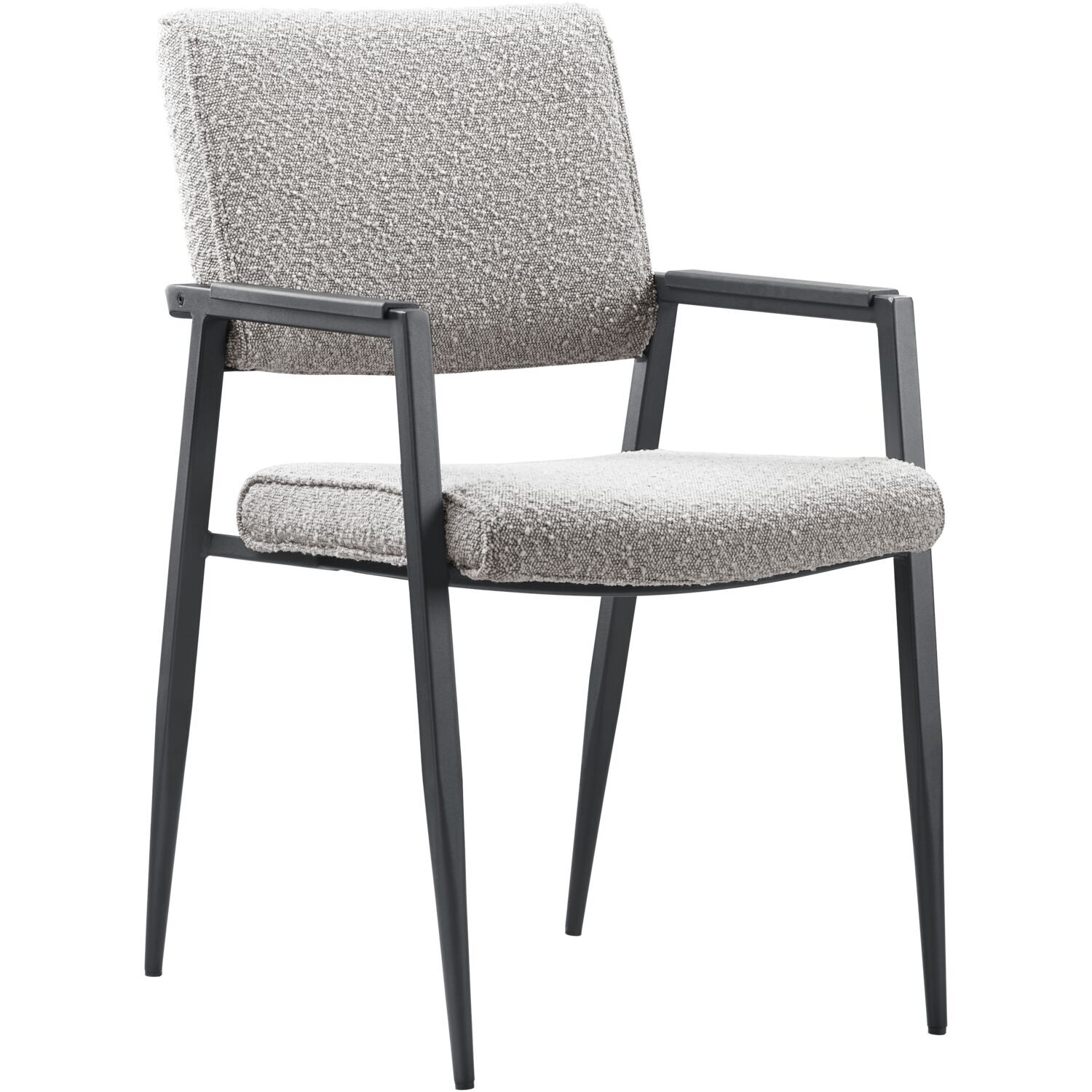 Armstoel Jisca grijs