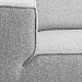 Hoekbank Terzo pocket/HR zitting grijs