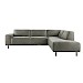 Hoekbank Pantini pocket visco zitting grafiet