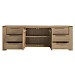 Dressoir Valvola (222 cm) acaciahout smoked brown