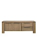 Tv-meubel Valvola (165 cm) acaciahout smoked brown