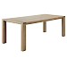 Eettafel Valvola 220x100 acaciahout smoked brown