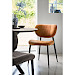 Eetkamerstoel Gomba microvezel cognac