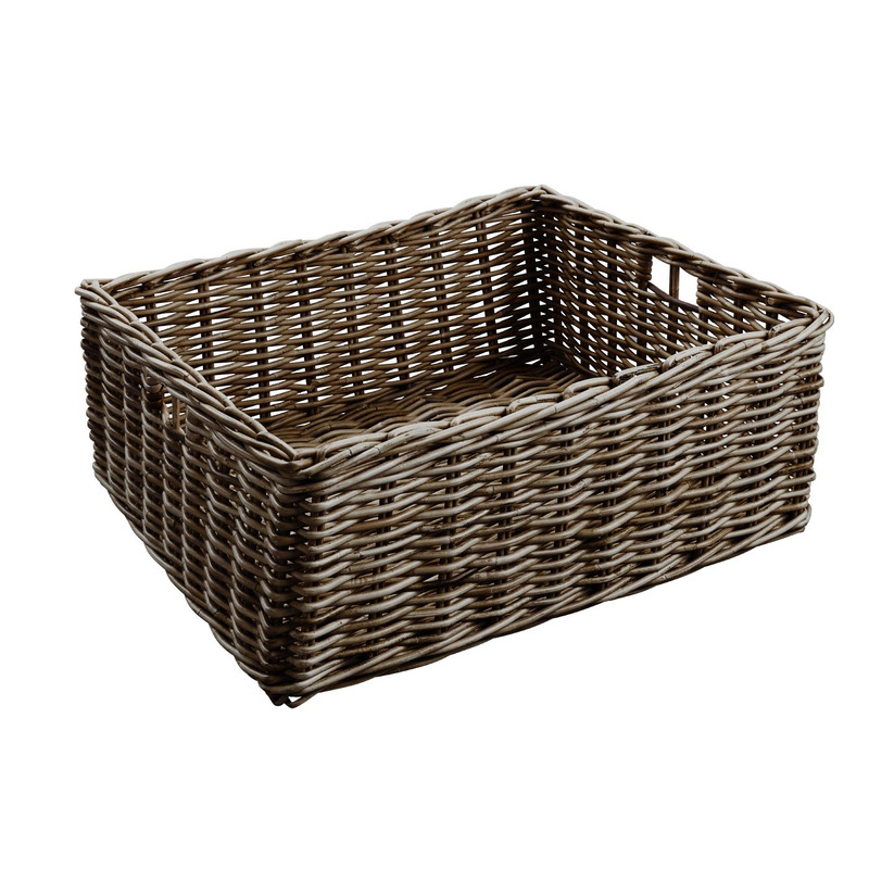 Mand Cestelli rechthoek XL bruin