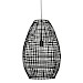Hanglamp Orcia rond 46 cm rotan zwart