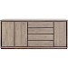 Dressoir Lavio (203 cm) eiken slate