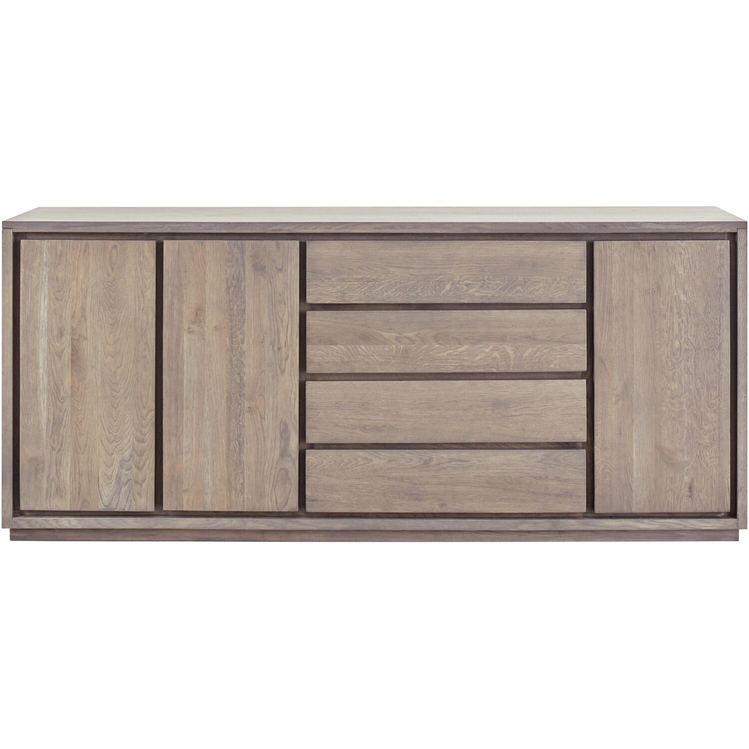 Dressoir Lavio (203 cm) eiken slate