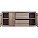 Dressoir Lavio (203 cm) eiken slate