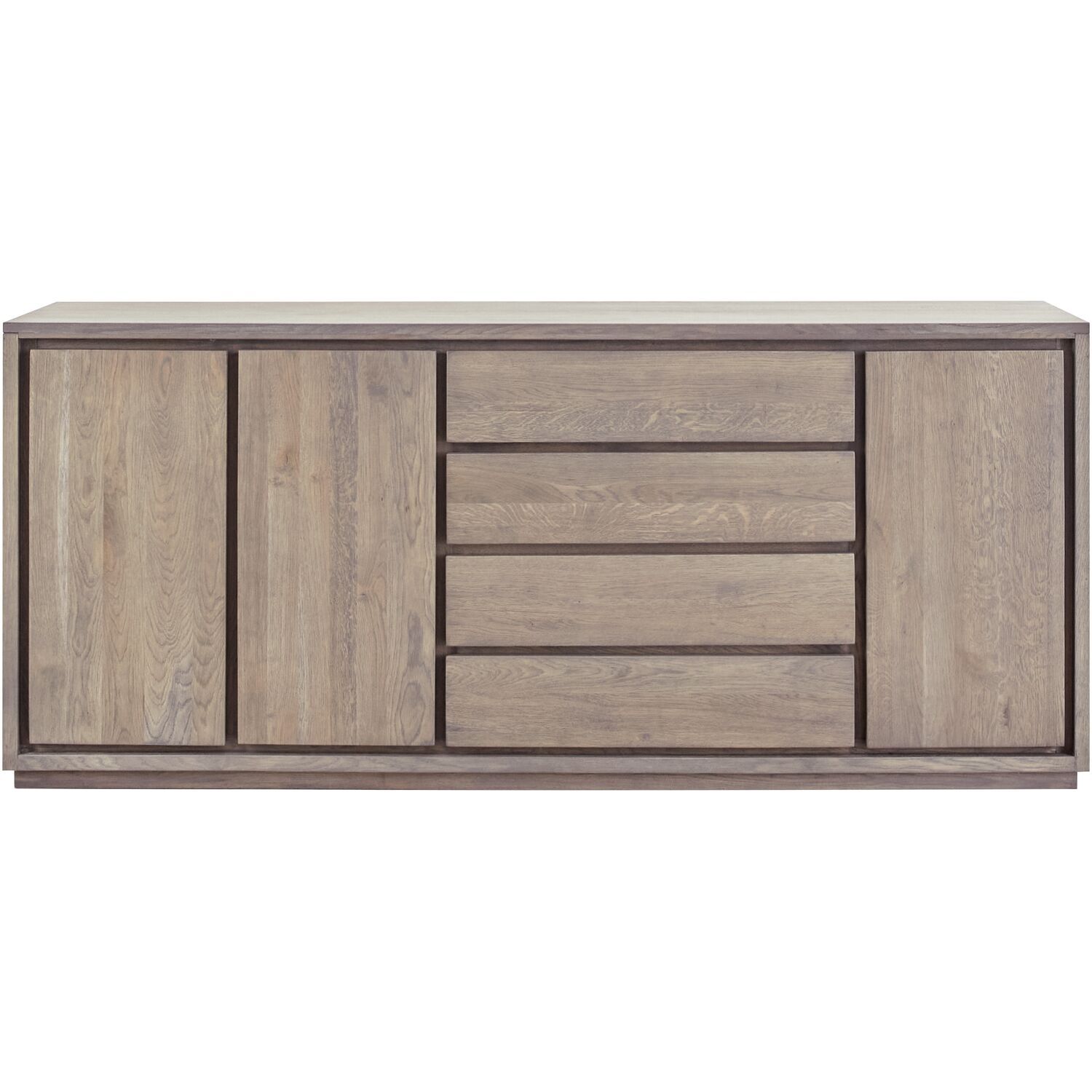 Dressoir Lavio (203 cm) eiken slate