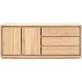 Dressoir Lavio (164 cm) eiken naturel grijs