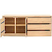 Dressoir Lavio (164 cm) eiken naturel grijs