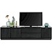 TV-meubel Lavio (203 cm) eiken zwart