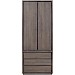 Opbergkast Lavio (86 cm) eiken grafiet