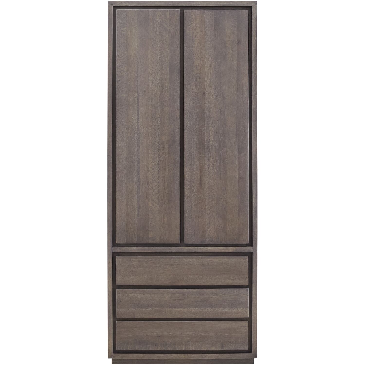 Opbergkast Lavio (86 cm) eiken grafiet