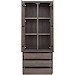 Opbergkast Lavio (86 cm) eiken grafiet