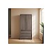 Opbergkast Lavio (86 cm) eiken grafiet