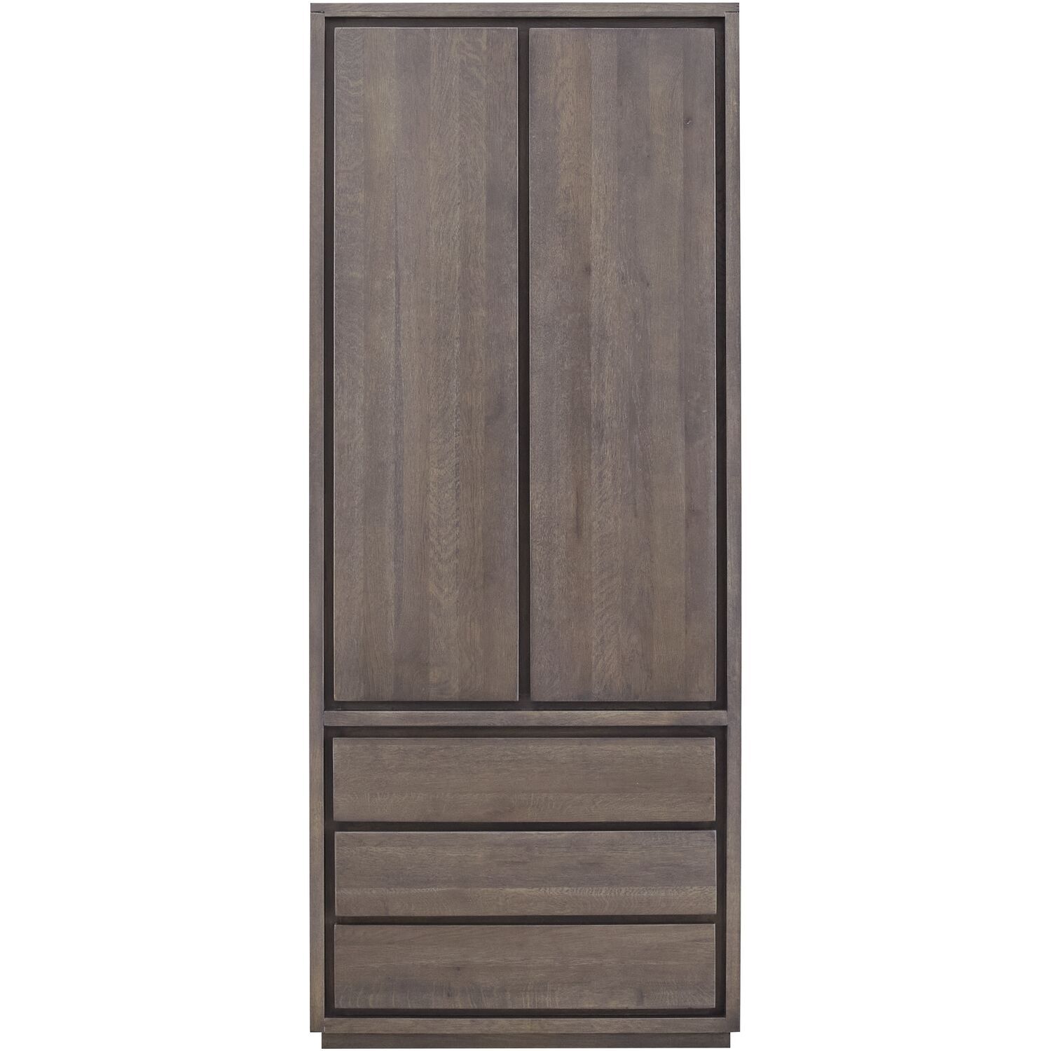 Opbergkast Lavio (86 cm) eiken grafiet