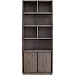 Boekenkast Lavio (86 cm) eiken grafiet