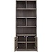 Boekenkast Lavio (86 cm) eiken grafiet