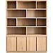 Boekenkast Lavio (164 cm) eiken naturel grijs