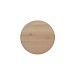 Bijzettafel Tavolo rond 60 eiken natural grey 3-poot