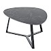 Salontafel Lineto (h43 Cm) keramiek zwart