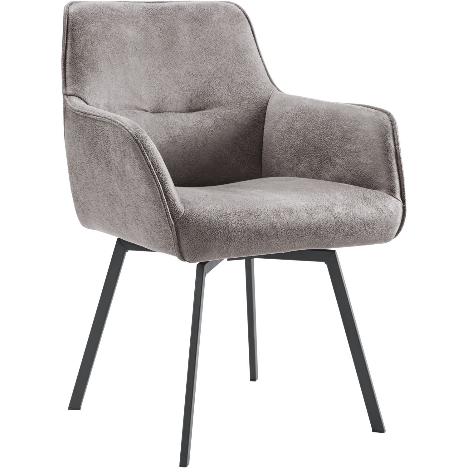 Armstoel Turelli donkergrijs